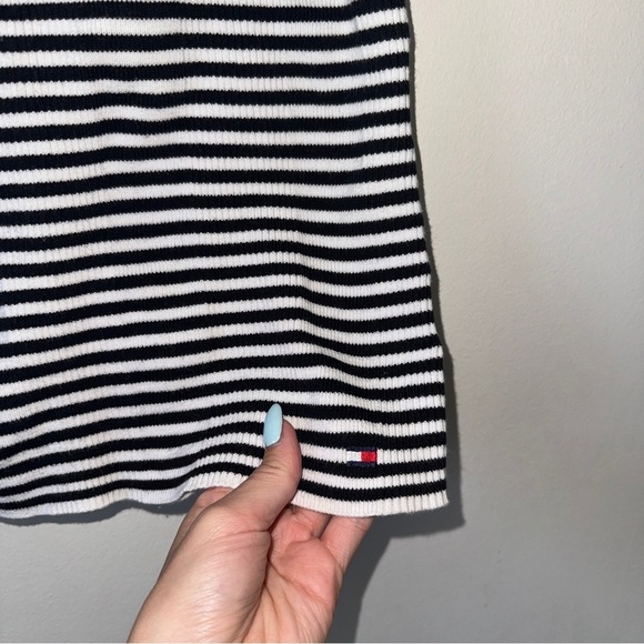 Vintage Tommy Hilfiger Striped Tank Medium 100% Cotton - Picture 2 of 5